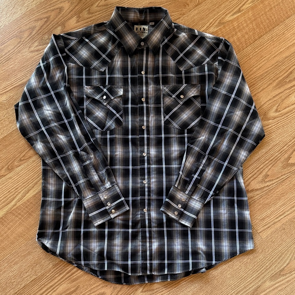Ely Cattleman Plaid Shirt NWOT